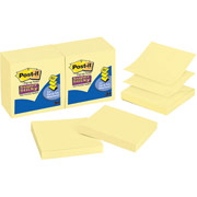 Post-it Super Sticky, 3" x 3", Pop-up  Notes, Canary Yellow