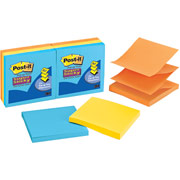 Post-it Super Sticky, 3 " x 3"  Pop-up Notes, Neon