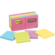 Post-it Super Sticky, 3" x 3" Tropical Notes