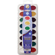 Prang Washable Watercolors, 16-Color Set