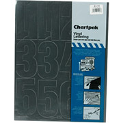 Press-On Vinyl Numbers, 4" high, Helvetica, Black