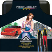 Prismacolor Premier Art Markers, 24 Color Set