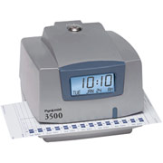Pyramid 3500 Automatic Time Stamp/Payroll Recorder Clock