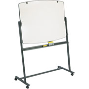 Quartet 3' x 4' Reversible Total Erase Mobile Presentation Easel, Graphite