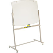 Quartet 3' x 4' Reversible Total Erase Mobile Presentation Easel, Putty