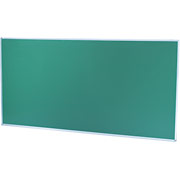 Quartet 4' x 8' Green Magnetic Chalkboard w/Anodized Aluminum Frame
