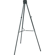 Quartet Aluminum Easel With Telescoping Legs, Heavyweight Easel, Black