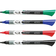 Quartet EnduraGlide Fine Point Dry Erase-Markers, Assorted, 4/Pack