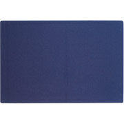 Quartet Frameless Fabric Bulletin Board, Blue, 2'x 3'