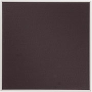 Quartet Matrix Bulletin Board, Aluminum Frame, 23" x 23", Gray