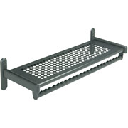 Quartet Wall Mount Shelf Rack 1-Shelf Wall 36" Black