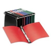 Red Avery Hanging File Binders
