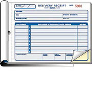 Rediform Carbonless Delivery Receipt Books, 4-1/4" x 6-3/8", 2 Part