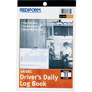 Rediform Driver's Daily Log Duplicate Book, 5-1/2" x 7-7/8", 2 Part