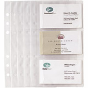 Rolodex Business Card Refill Pages, 5/Pack