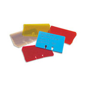 Rolodex Card Protectors, 2 1/4" x 4",  Assorted Colors
