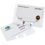 Rolodex Refill Cards, 2 5/8" x 4", 40/Pack, White Slotted