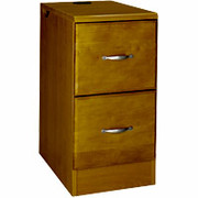 Room Additions Cambridge 2-Drawer Vertical File, Cherry Glaze
