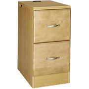 Room Additions Cambridge 2-Drawer Vertical File, Sandalwood