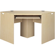 Room Additions Cambridge 60" Corner Desk, Natural Maple