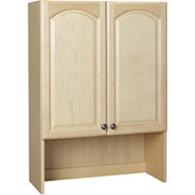 Room Additions Cambridge Large Hutch with Wood Doors, Natural Maple