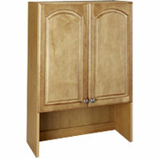 Room Additions Cambridge Large Hutch with Wood Doors, Sandalwood