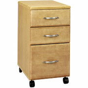Room Additions Cambridge Mobile File Cabinet, Sandalwood
