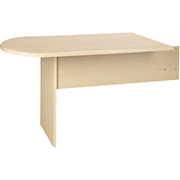 Room Additions Cambridge Peninsula Table, Natural Maple