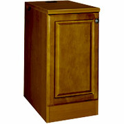 Room Additions Cambridge Small Base Cabinet with Wood Door, Cherry Glaze