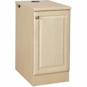 Room Additions Cambridge Small Base Cabinet with Wood Door, Natural Maple