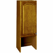 Room Additions Cambridge Small Hutch with Wood Door, Cherry Glaze
