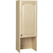 Room Additions Cambridge Small Hutch with Wood Door, Natural Maple