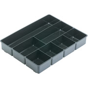 Rubbermaid Black Plastic Deep Drawer Organizer