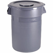 Rubbermaid Brute 32 Gallon Container, Gray