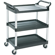 Rubbermaid Economy 3-Shelf Plastic Utility Cart