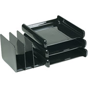 Rubbermaid Image Black Plastic Combination Organizer