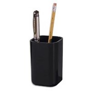 Rubbermaid Image Black Plastic Pencil Holder