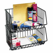 Rubbermaid Shelf Savers Stackable Large Wire Basket