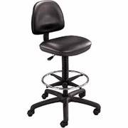 SAFCO Precision Extended Height Drafting Swivel Stool with Foot Ring