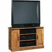 SAUDER Bishop Pine Corner TV/VCR Stand