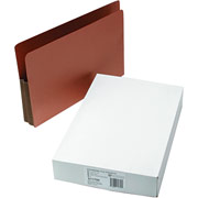 SJ Paper Full End Tab Expanding File Pockets, Legal, 2" Expansion, 10/Box