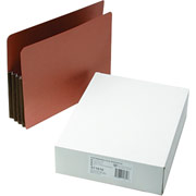 SJ Paper Full End Tab Expanding File Pockets, Letter, 4" Expansion, 10/Box