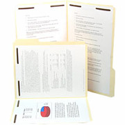 SJ Paper Watershed/Cutless Manila Fastener Folders, Legal, 50/Box