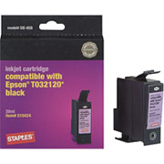 STAPLES Black Ink Cartridge Compatible with Epson T032120