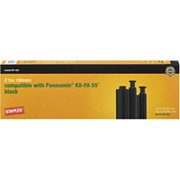 STAPLES Fax Refill Compatible with Panasonic KX-FA55, 2/Pack