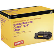 STAPLES Remanufactured Toner Cartridge Compatible With Canon FX-6
