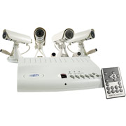 SVAT CVQ1000 - Color Quad Security System with 4 Nightvision Cameras and Remote