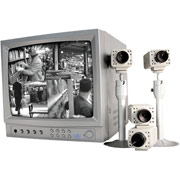 SVAT CVQ1404 - Indoor Black & White 14" Quad System w/4 Nightvision CCD Cameras