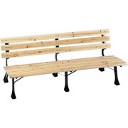 Safco 6-Foot Bench with Backrest