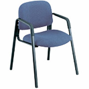 Safco Cava Collection Straight-Leg Guest Chairs, Blue